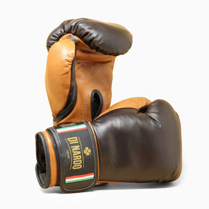 Guantoni Di Nardo con velcro 14 Oz Marrone-cognac