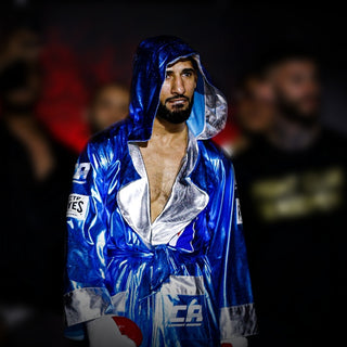 Vestaglia da ring Cleto Reyes con cappuccio Metallic Edition